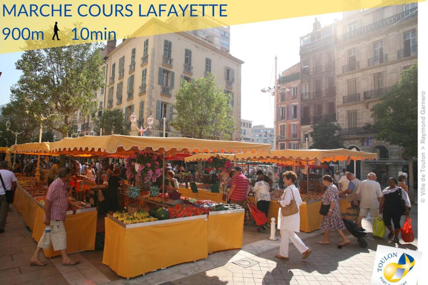 #3 Toulon Centre, Balcon, Lumineux, Stationnement Facile, Tout Confort Екстер'єр фото