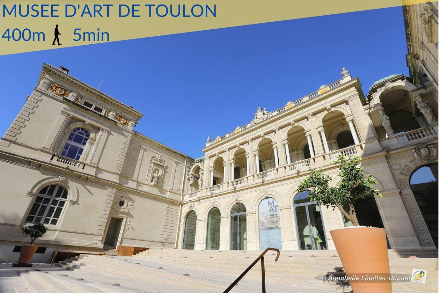 #3 Toulon Centre, Balcon, Lumineux, Stationnement Facile, Tout Confort Екстер'єр фото
